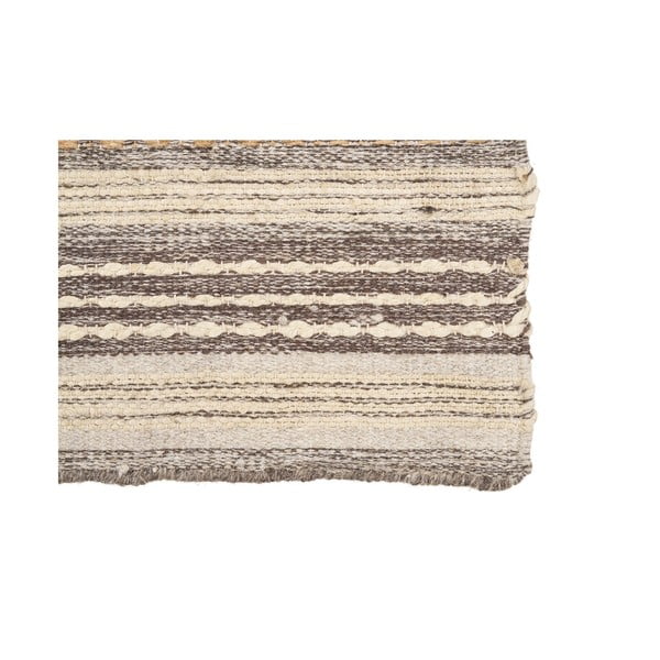 Rjav ročno tkan tekač iz mešanice jute 80x180 cm Morena – House Nordic-image-4