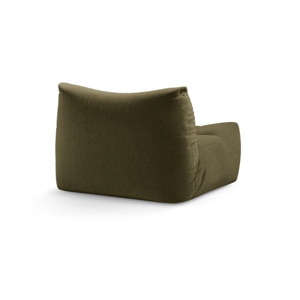 Kaki zelen žameten fotelj Tove – Micadoni -image-3