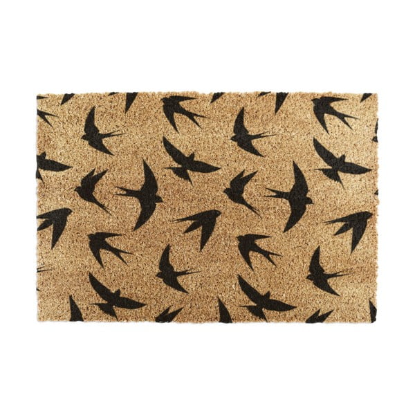 Predpražnik iz kokosovih vlaken 40x60 cm Swallows – Artsy Doormats