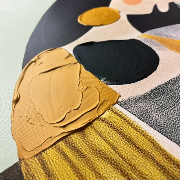 Slika z ročno naslikanimi elementi 70x100 cm Penelope – Styler-image-2