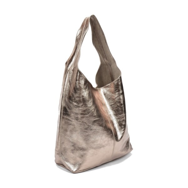 Usnjena torbica v zlati barvi Sofia Cardoni Lucia-image-2