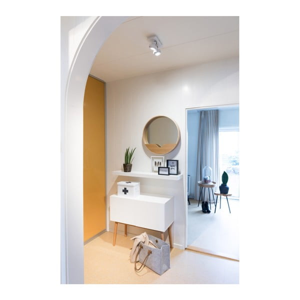 Stensko ogledalo s shrambo Zuiver Round Wall, ⌀ 60 cm-image-4