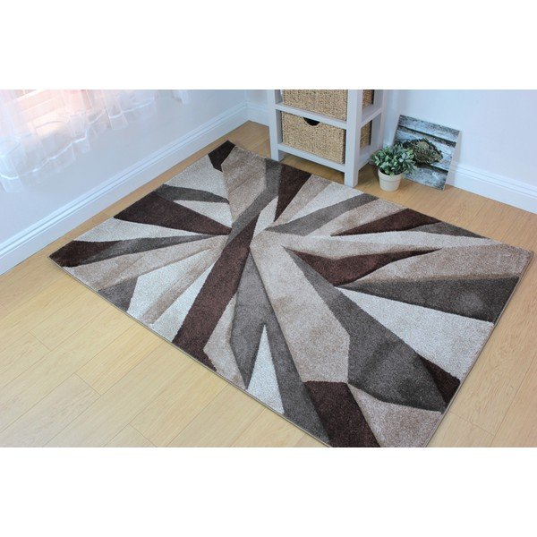 Bež in rjava preproga Flair Rugs Shatter Beige Brown, 80 x 150 cm-image-1