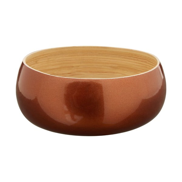 Skleda iz bambusa rožnato zlati barvi Premier Housewares, ⌀ 20 cm