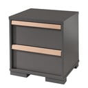 Temno siva otroška nočna omarica London – Vipack