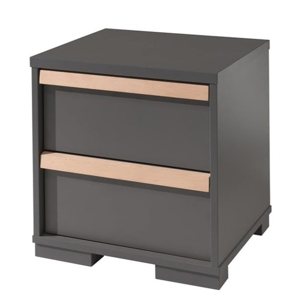 Temno siva otroška nočna omarica London – Vipack