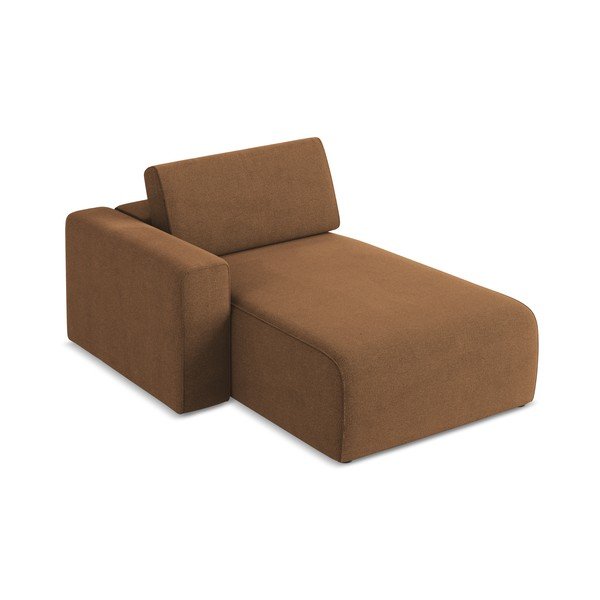 Rjav modul za sedežno garnituro (levi kot) Kalea – Makamii-image-1