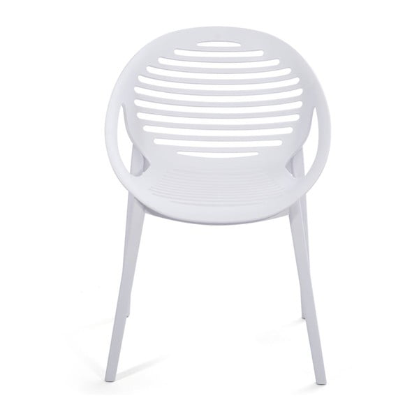 Komplet 4 belih jedilnih stolov Jaanna in mize Marienlist v naravni barvi - Bonami Essentials-image-4