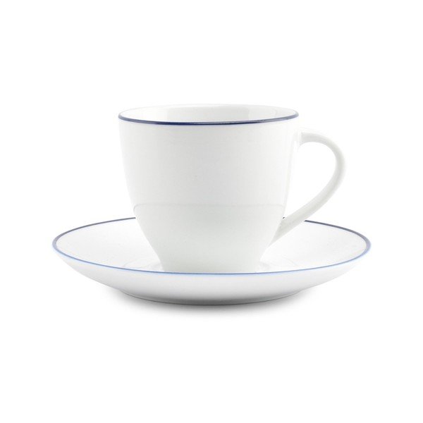 Bela porcelanasta skodelica za kapučino 200 ml Basic White – BonBistro-image-2