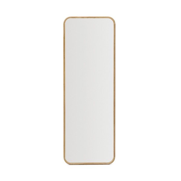 Stensko ogledalo z lesenim okvirjem 54x154 cm Milsa – Kave Home