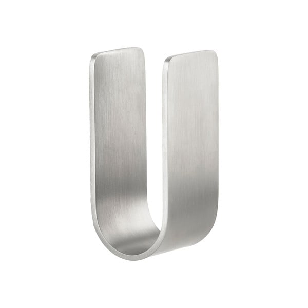 Kovinski stenski obešalnik v mat srebrni barvi Ume – Zone