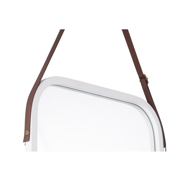 Stensko ogledalo v belem okvirju PT LIVING Idylic, dolžina 40,5 cm-image-1
