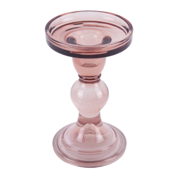 Roza steklen svečnik PT LIVING Art-image-2