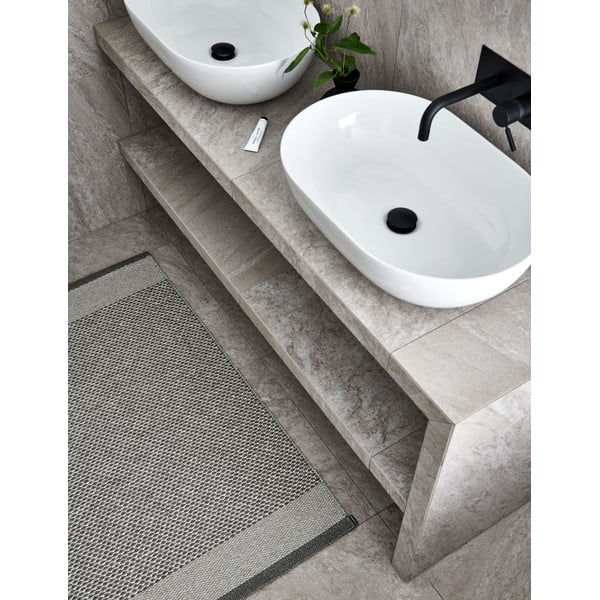 Siv zunanji in notranji tekač 70x300 cm Edit Warm Grey – Pappelina-image-1