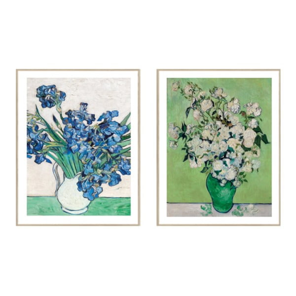 Slike v kompletu 2 ks 30x40 cm Flowers in a Vase – knor