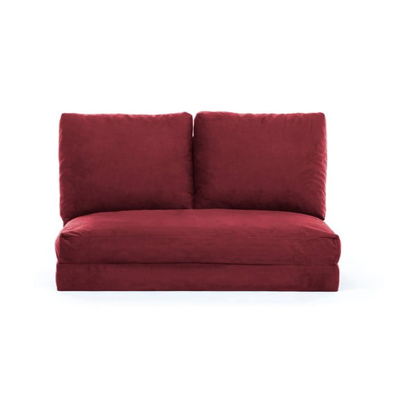 Bordo rdeča raztegljiva sedežna garnitura 120 cm Taida – Balcab Home