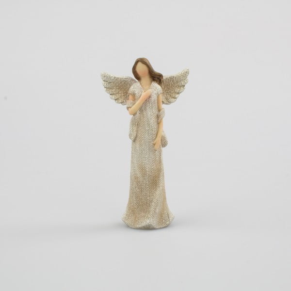 Dekorativna figurica angela s palmo na prsih Dakls
