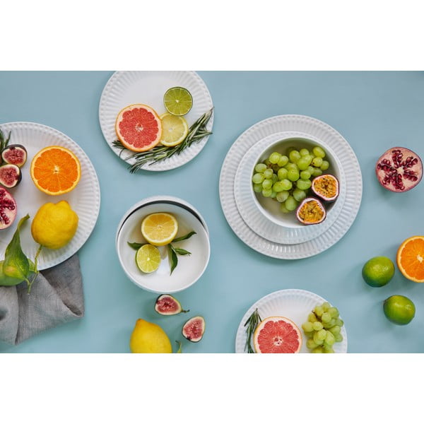 Porcelanast jedilni servis 6 ks Purita – Bonami Essentials-image-3