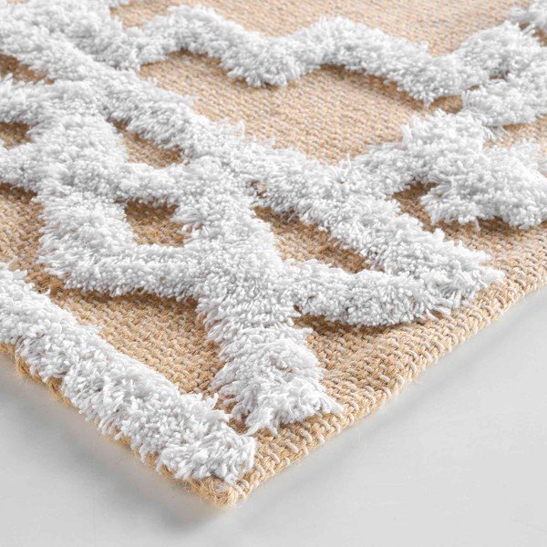 Bež preproga iz mešanice jute 60x90 cm Medine – douceur d'intérieur-image-3