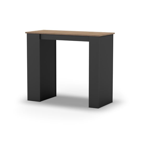 Barska miza z mizno ploščo v hrastovem dekorju 47x120 cm Peru – Marckeric-image-2