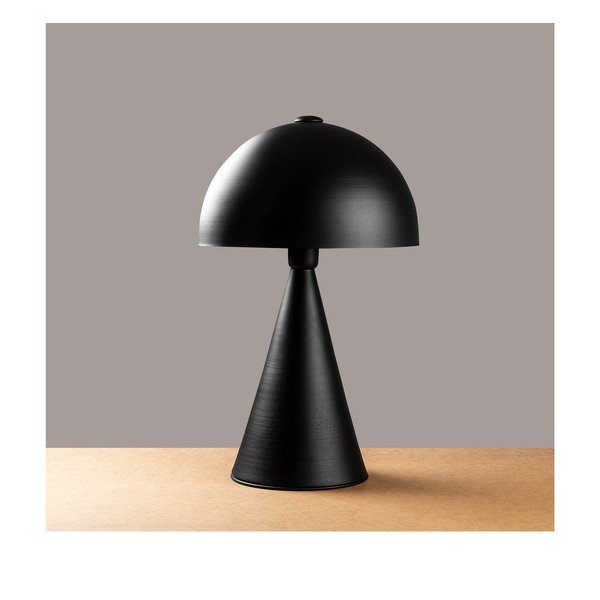 Črna namizna svetilka s kovinskim senčilom (višina 52 cm) Dodo – Opviq lights-image-2