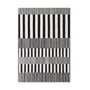Črno-bela ročno tkana volnena preproga 160x230 cm Stryve Pulse – Elle Decoration