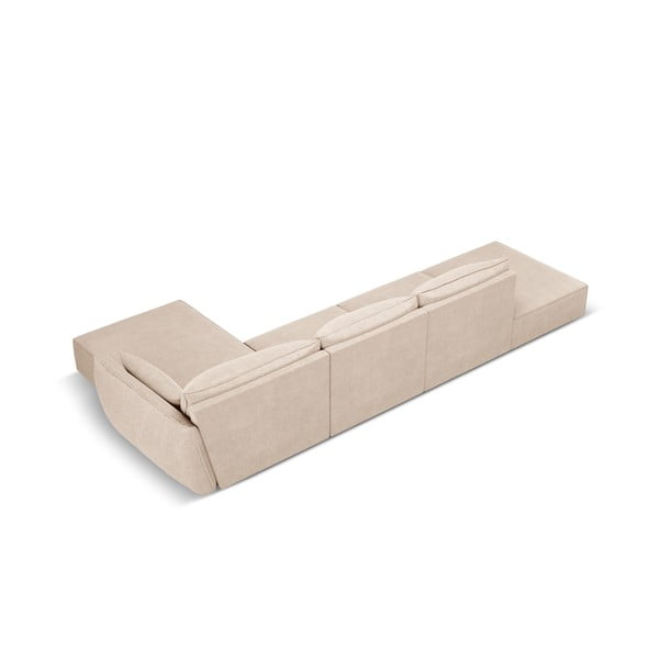 Bež kotni kavč (desni kot) Vanda - Mazzini Sofas-image-3