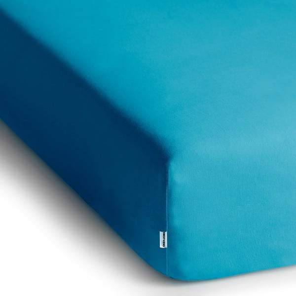 Modra napenjalna rjuha iz jerseyja 90x200 cm Amber – Restilo-image-2