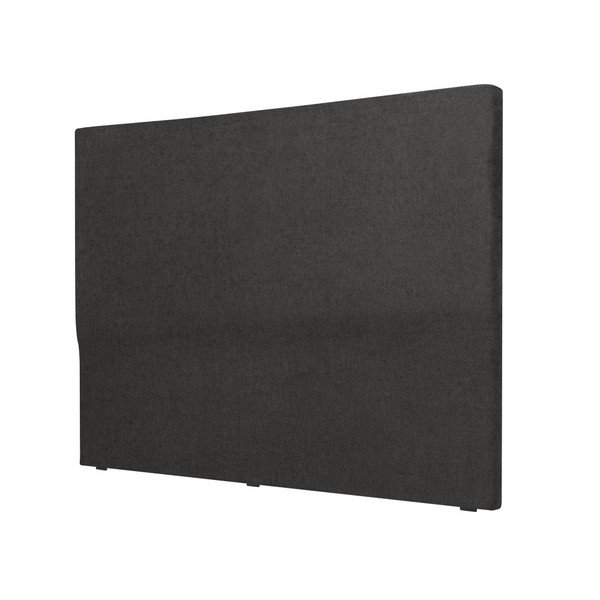 Črna vzglavna deska Cosmopolitan design Neapelj, širina 182 cm