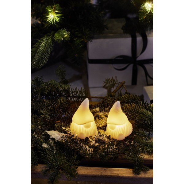 Bele svetlobna dekoracija v kompletu 2 ks na baterije Coco – Sirius-image-1