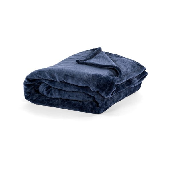 Temno modro pregrinjalo iz mikropliša 150x200 cm Cosy - Tiseco Home Studio