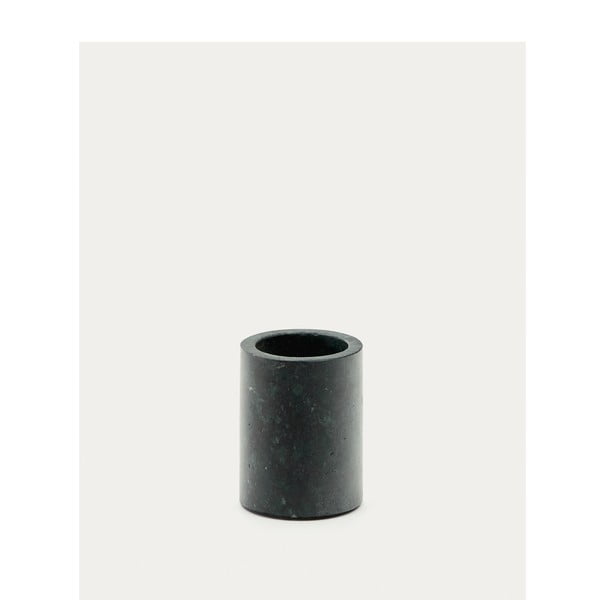 Temno zelen marmorni lonček za zobne ščetke Elenei – Kave Home-image-4