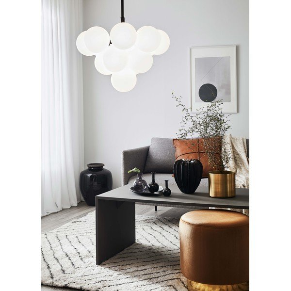Viseča svetilka Markslöjd Merlot Pendant Black-White 13L-image-1