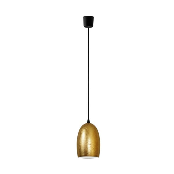 Stropna svetilka v zlati barvi Sotto Luce UME Elementary, ⌀ 13,5 cm