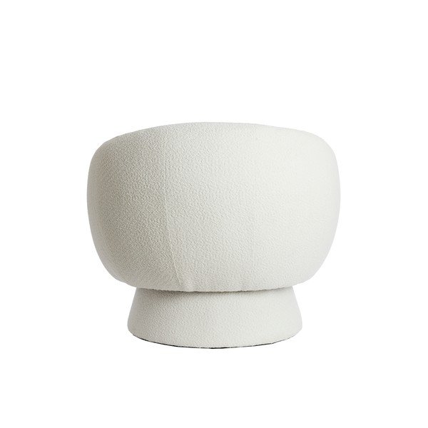 Kremno bel fotelj iz tkanine bouclé Avoria – Light & Living-image-4