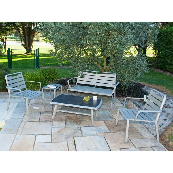 Aluminijasta vrtna mizica 60x96 cm Spring – Ezeis-image-3