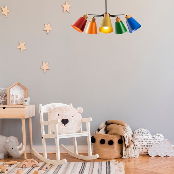 Viseča svetilka s kovinskim senčilom ø 58 cm Manavgat – Opviq lights-image-1