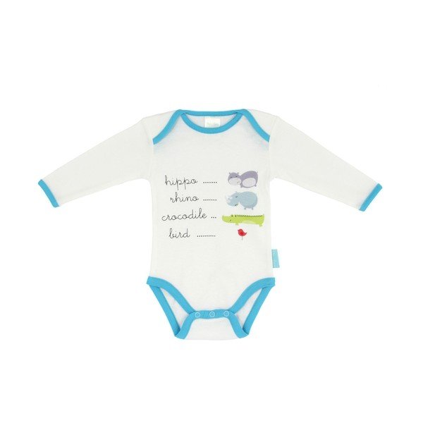Body z dolgimi rokavi Baby Hippo, 9 do 12 mesecev