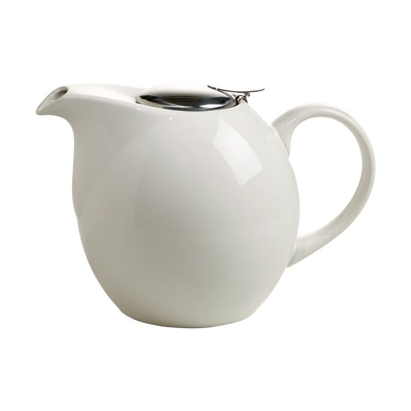 Maxwell & Williams Infusions T beli čajnik s cedilom za čaj, 1 l