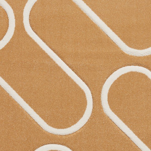 Oker rumena preproga 120x170 cm Linear Curve – Catherine Lansfield-image-4