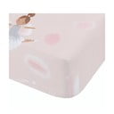 Rožnata napenjalna enojna otroška rjuha 90x190 cm Dancing Fairies – Catherine Lansfield