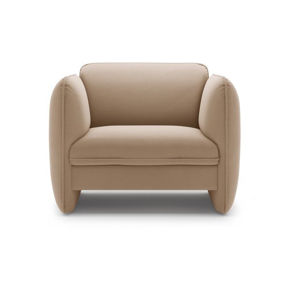 Rjav žameten fotelj Georgia – Micadoni -image-2