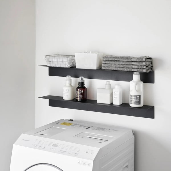 Črna kovinska polica 90 cm – YAMAZAKI-image-3