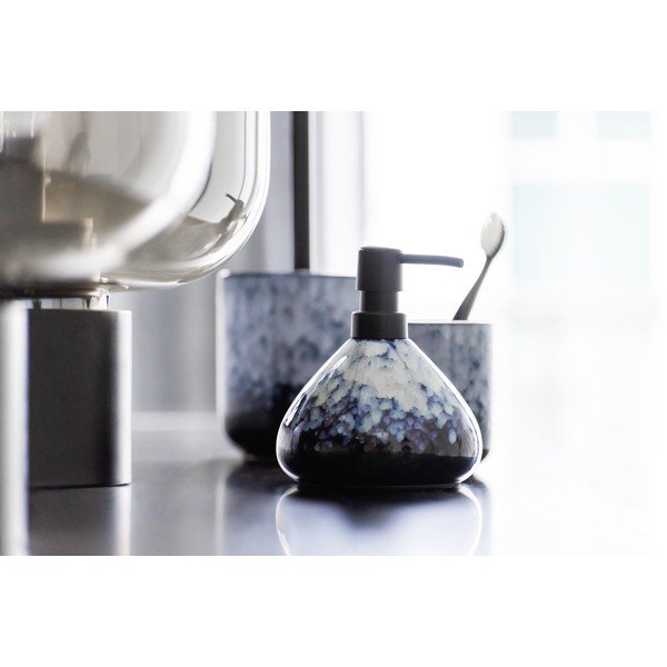 Temno moder keramičen lonček za zobne ščetke Rosali – Wenko-image-4