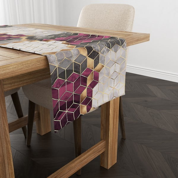 Namizni tekač 140x45 cm Optic - Minimalist Cushion Covers-image-1