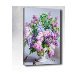 Stenska poslikava na platnu Tablo Center Lilacs, 40 x 60 cm