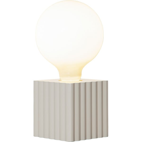 Svetlo siva noga svetilke 10 cm Box – Star Trading-image-2