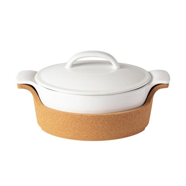 Bela/rjava skleda iz kamenine Ensemble – Casafina