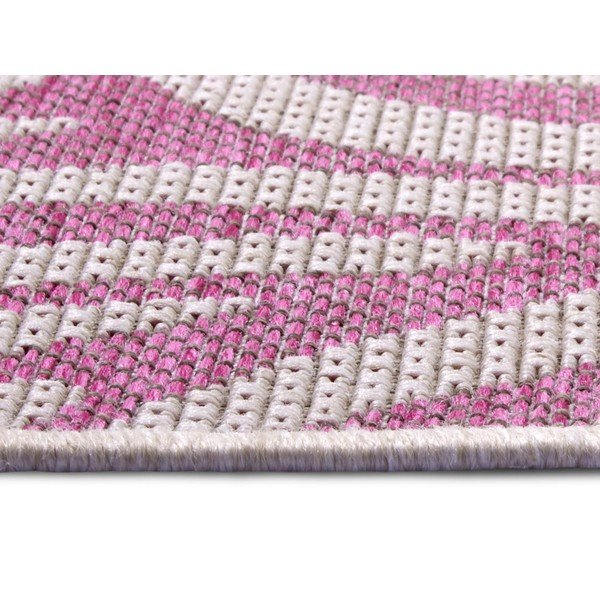 Roza-bež zunanja preproga NORTHRUGS Cebra, 70 x 300 cm-image-3