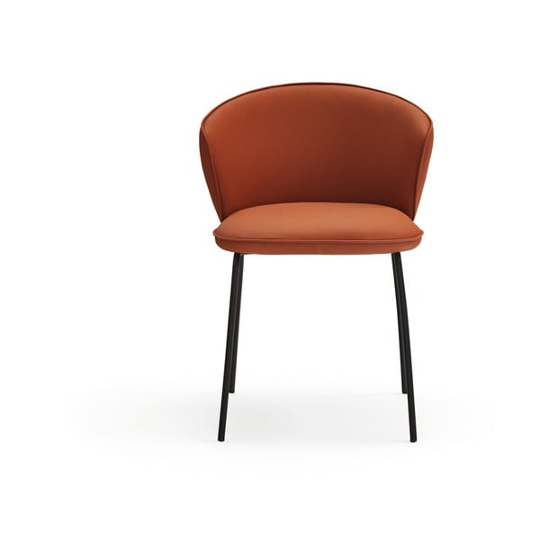 Oranžni oblazinjeni jedilni stoli v kompletu 2 ks Add – Teulat-image-2